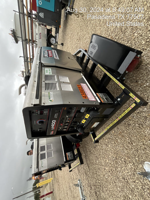 2024 Lincoln Electric LE400 Kubota V1505, Trlr, Cable Rack, Light Kit, ES Decals, T3