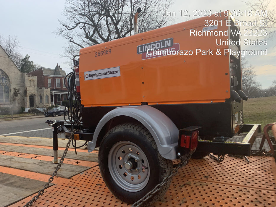 2022 Lincoln Electric LE400 Kubota V1505, Trlr, Cable Rack, Light Kit, ES Decals, T3