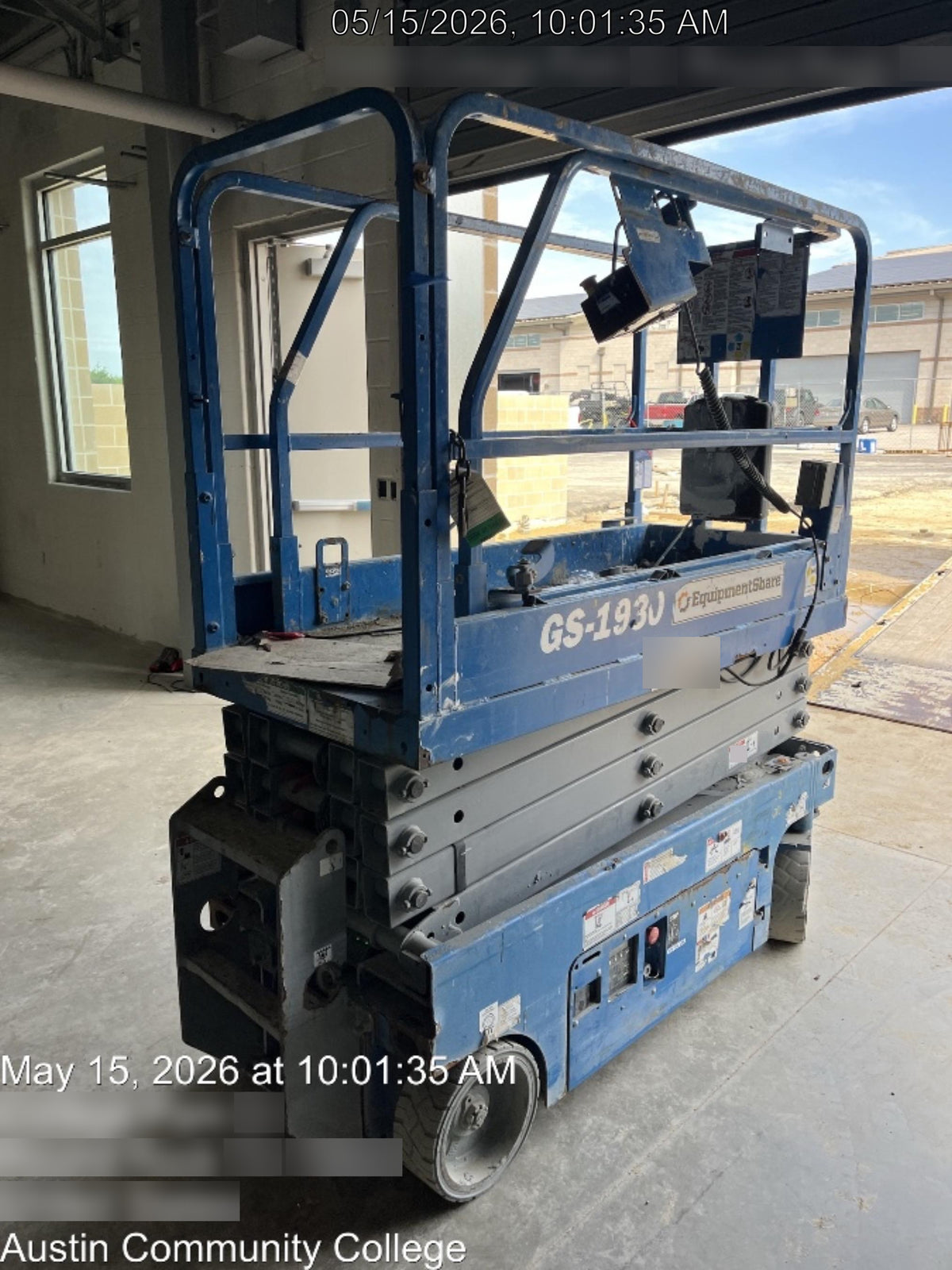 2019 Genie GS-1930 Fixed Rails with Chain Entry