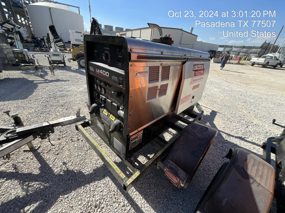 2024 Lincoln Electric LE400 Kubota V1505, Trlr, Cable Rack, Light Kit, ES Decals, T3