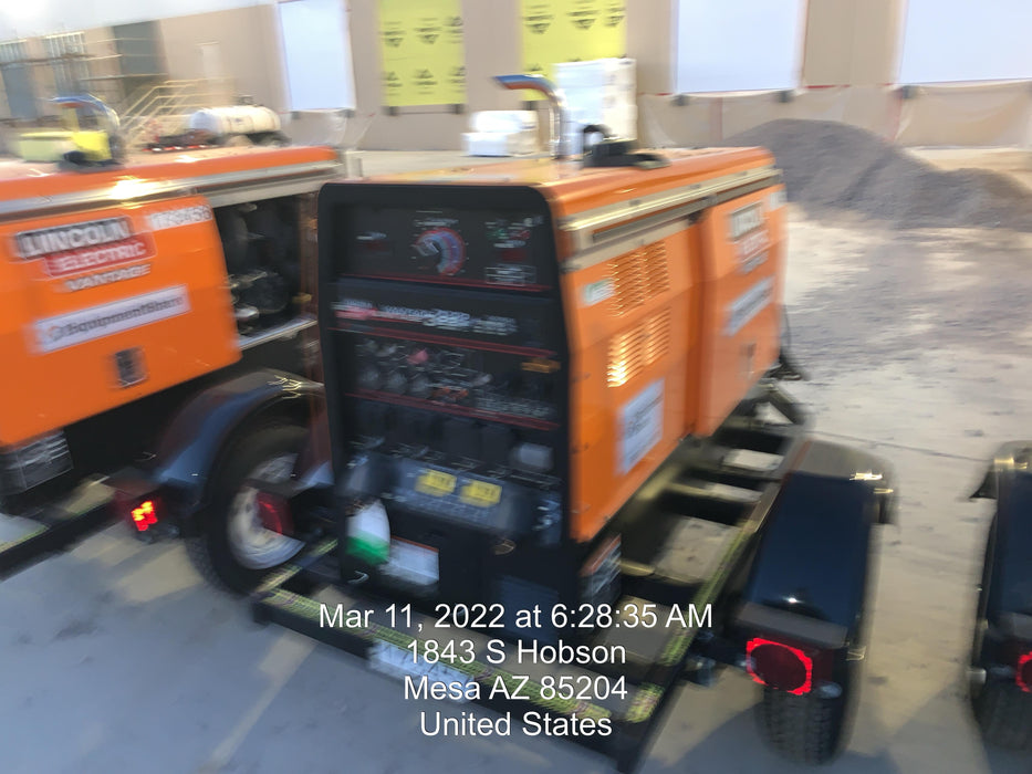 2021 Lincoln Electric Vantage 322 Vantage 322 Ready Pak 3 w/ Decals, ORANGE (includes trailer, cable rack, fender light kit) NO Telematics