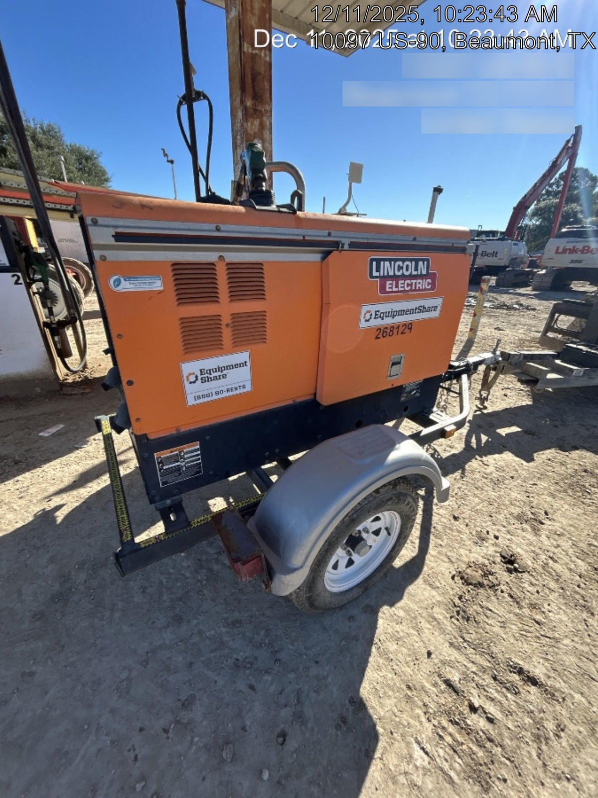 2022 Lincoln Electric LE400 Kubota V1505, Trlr, Cable Rack, Light Kit, ES Decals, T3