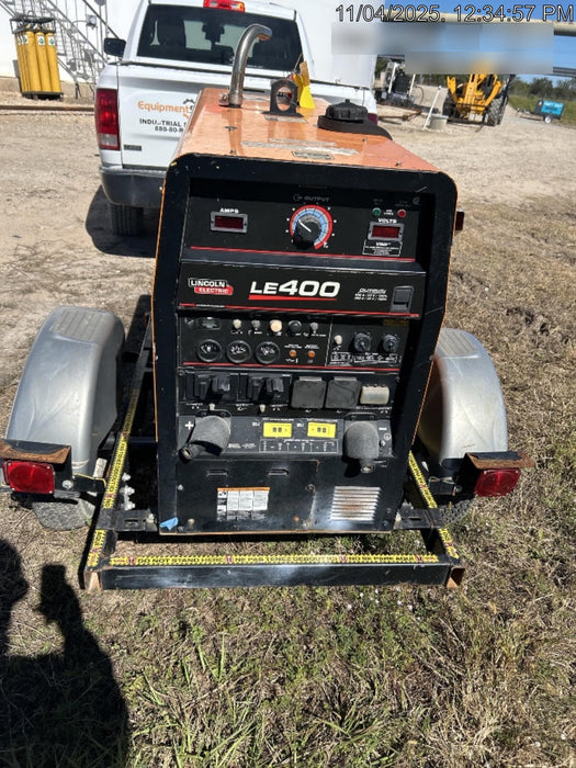 2022 Lincoln Electric LE400 Kubota V1505, Trlr, Cable Rack, Light Kit, ES Decals, T3