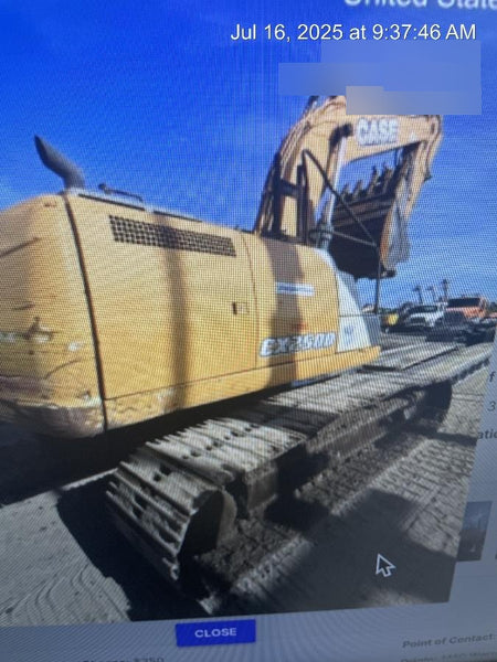 2016 CASE CX250D