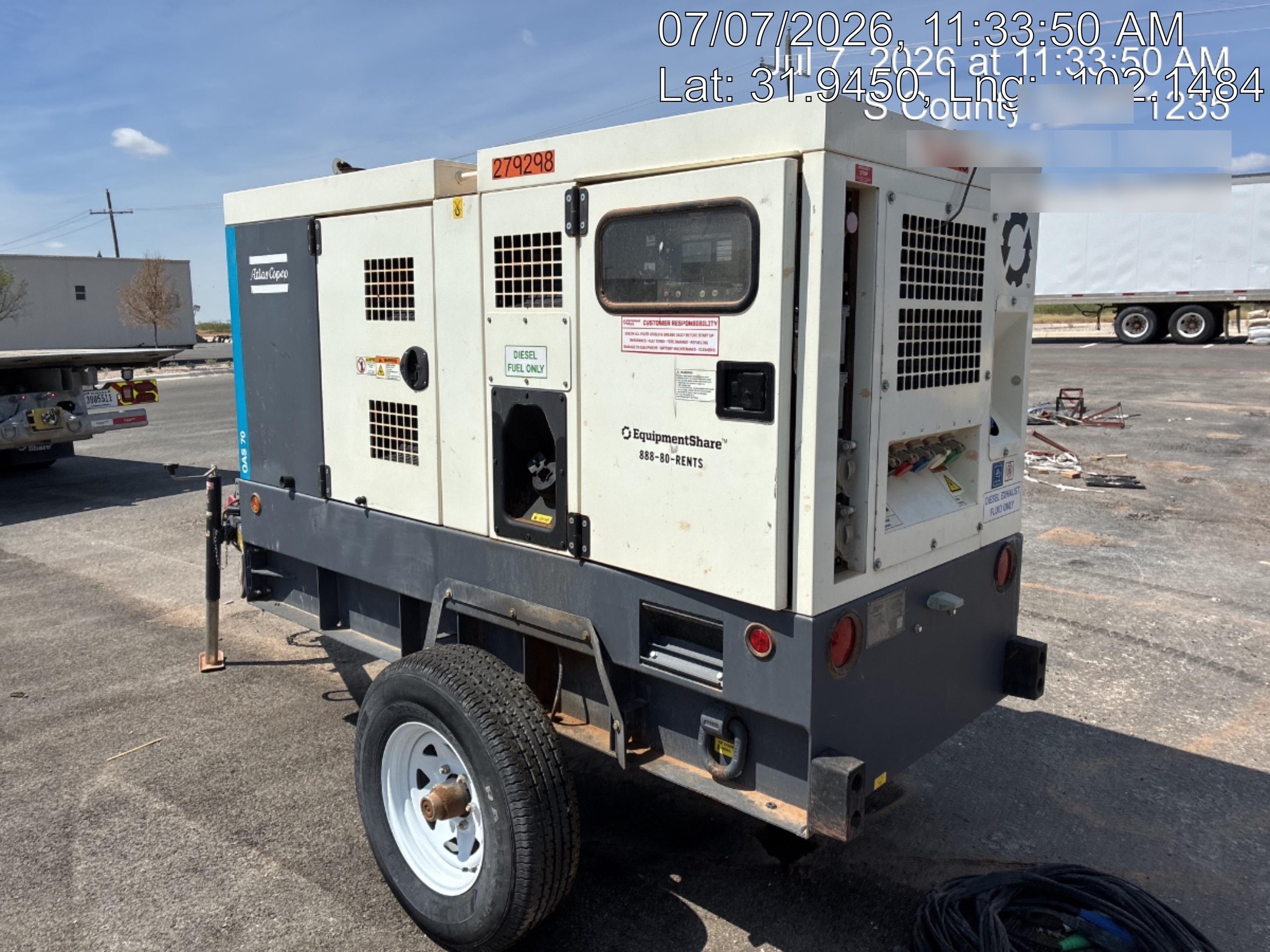 2022 ATLAS COPCO QAS 70