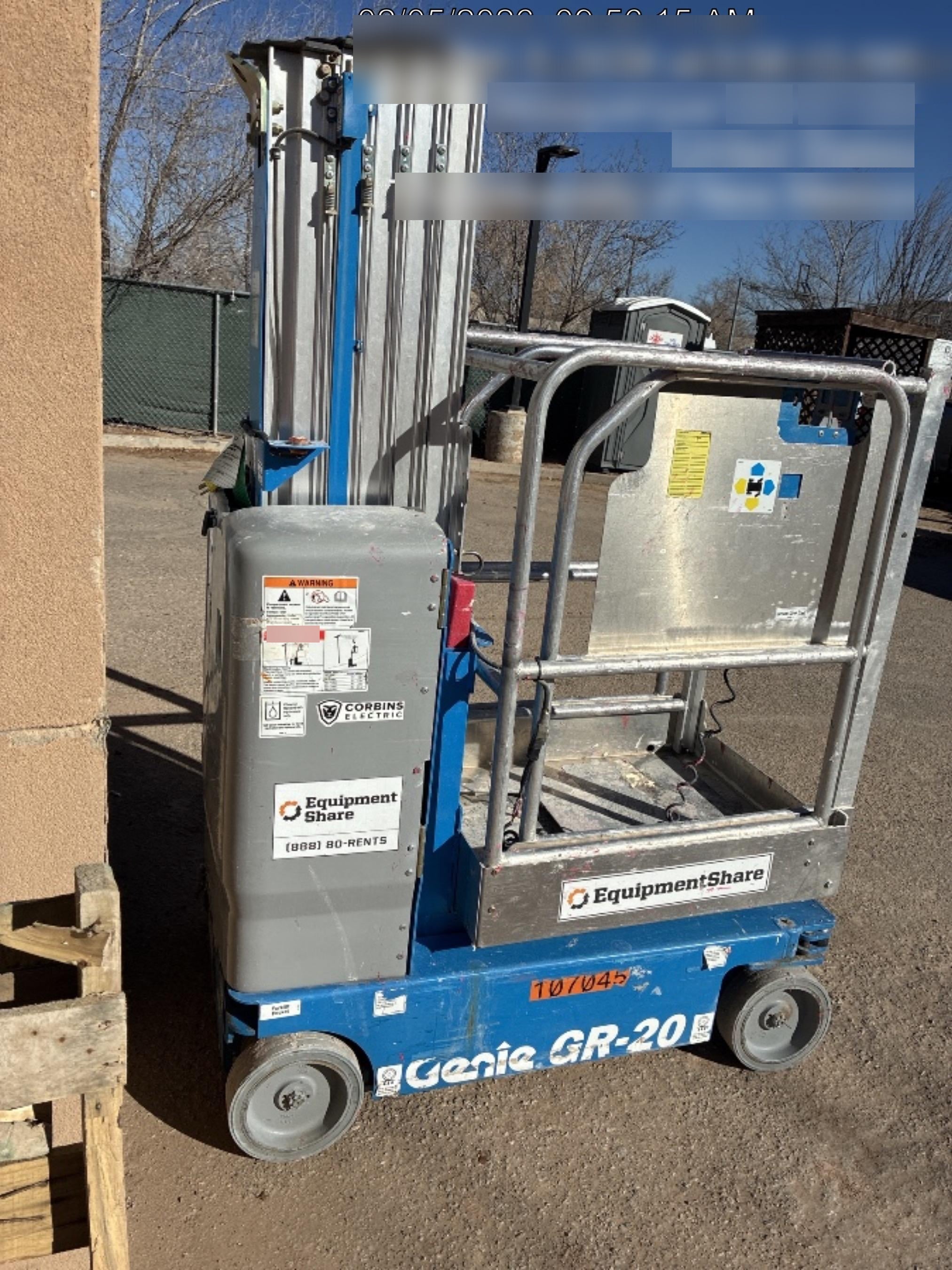 2020 GENIE GR-20