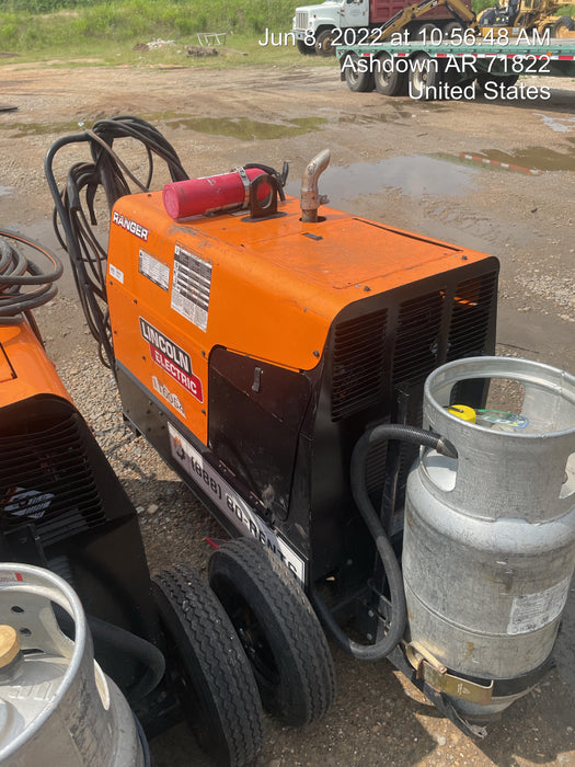 2021 Lincoln Electric Ranger 305 LPG LPG One-Pak (includes undercarriage, tank holder & tank strap) ORANGE