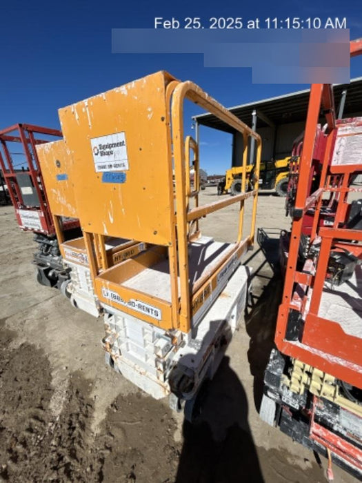 Custom Equipment HB-1430 <ul>
 <li>Hy-Brid Scissor Lift</li>
  <li>Platform capacity up to 670 lbs.</li>
  <li>Working height up to 20 ft</li>
  <li>Weighs under 1,700 lbs.</li>
  <li>Non-marking wheels </li>
</ul>