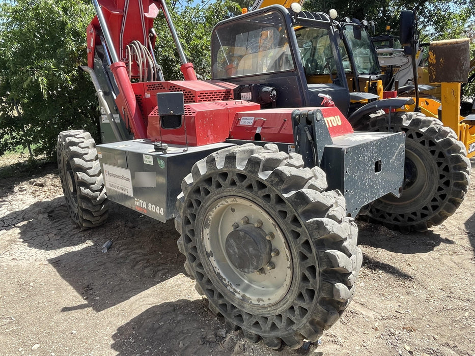 2019 Manitou MTA8044 MTA 8044 - 74 HP T4, Canopy, Worklights/Strobe, Beacon, 66" Carriage, 48" Forks, Solid Tires, Lift Hook, Aux Hydraulics