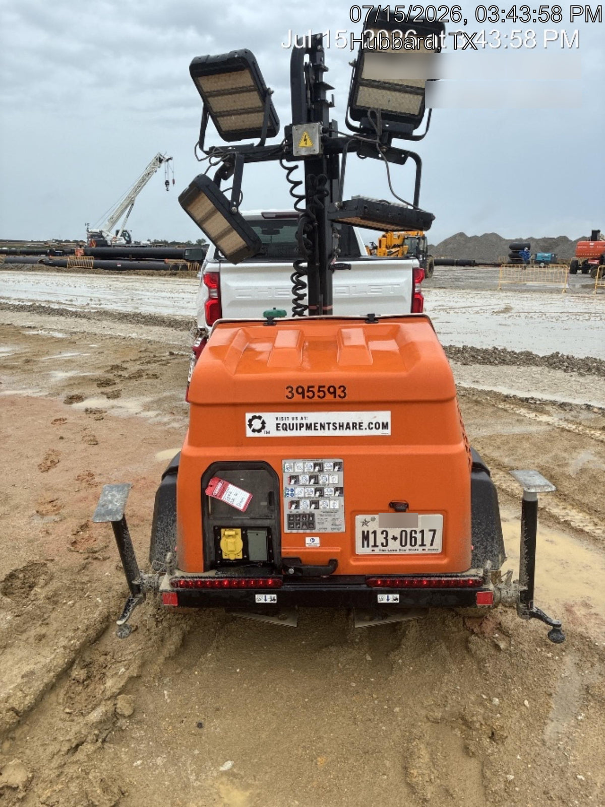 2024 Generac MLT2 Diesel, Flex Switch 120V Input, Powerzone Controller, 
(4) 320W LED Lights, 4kW Generator, 39.9 Gal Fuel Tank, 2" Ball, T3