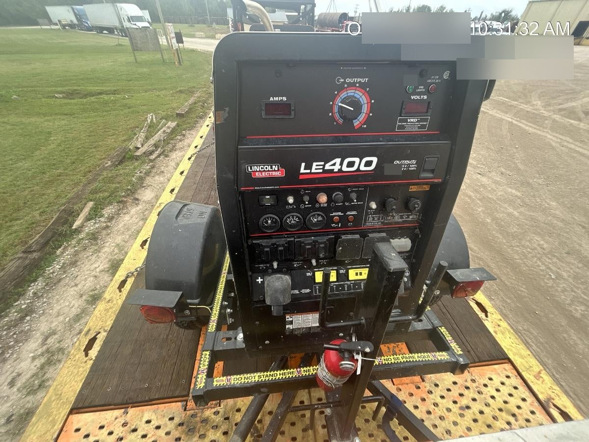 2024 Lincoln Electric LE400 Kubota V1505, Trlr, Cable Rack, Light Kit, ES Decals, T3