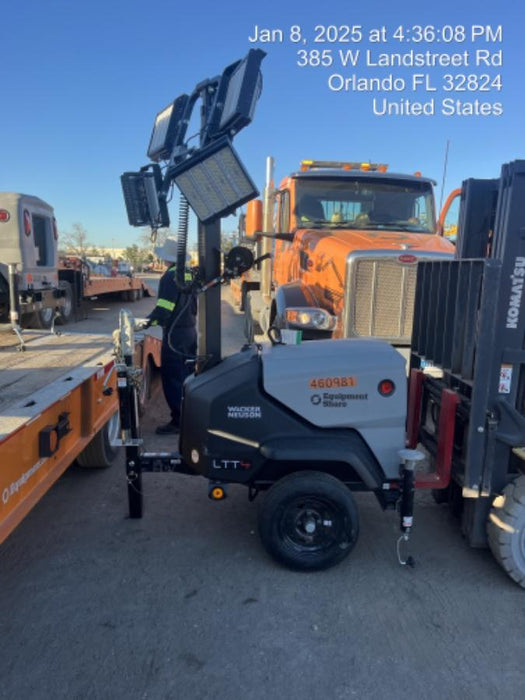 2024 Wacker Neuson LTT4 Diesel, Kohler KDW702, Deep Sea Controller, Auto Start, LED 320W, Bypass Outlet, T3