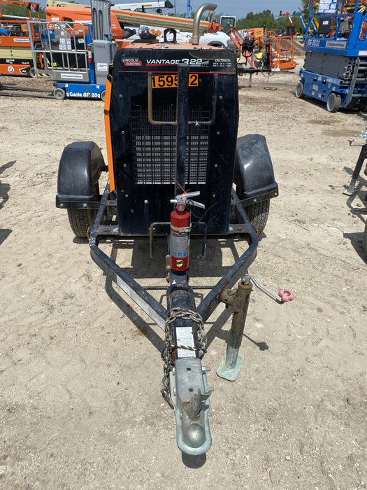 2021 Lincoln Electric Vantage 322 Vantage 322 Ready Pak 3 w/ Decals, ORANGE (includes trailer, cable rack, fender light kit) NO Telematics