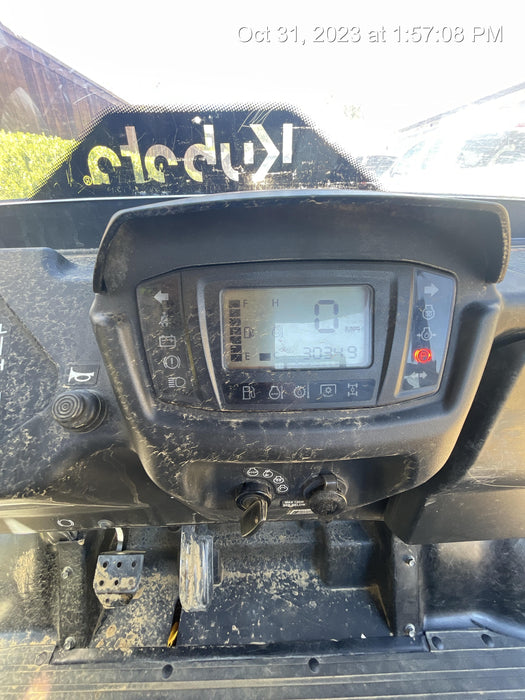 2021 Kubota RTV-X1140W-H Plastic Canopy, Windshield Acrylic Clear, LED Strobe Light, Wire Harness Kit, Back up Alarm