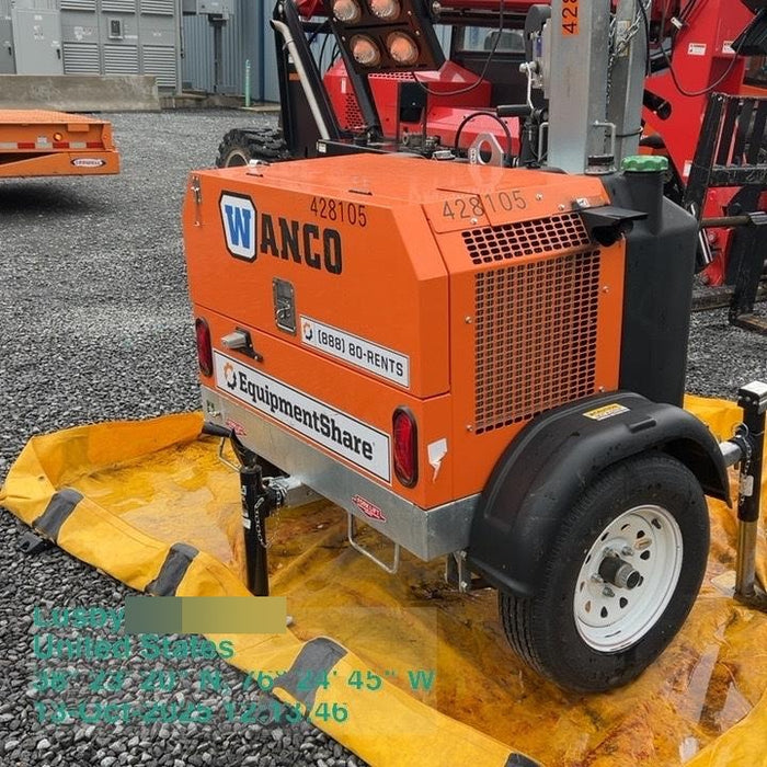 2024 Wanco WLTT-4MM4K Diesel, Deep Sea Controller, Shore Power Plug, Auto Start, (4) 350W LED Floodlights, 4kW Generator, 60 Gal Fuel Tank, 2" Ball, T3