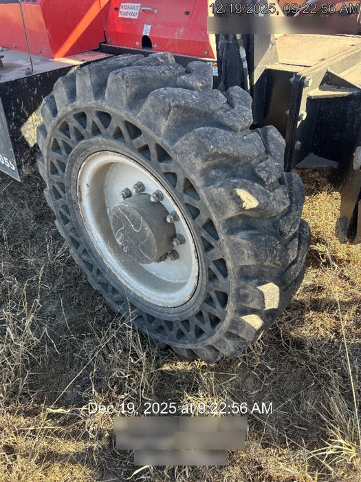 2019 Manitou MTA10055 Cab/Heat/Air, 120 HP, Solid Tires, Work Lights, Lift Hook, Auxiliary Hydraulics 66" Carriage and 60" Forks