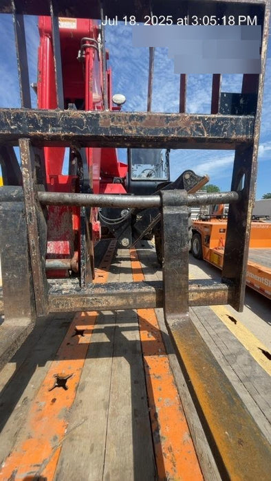 2019 Manitou MTA10055 Cab/Heat/Air, 120 HP, Solid Tires, Work Lights, Lift Hook, Auxiliary Hydraulics w/66" Carriage and 60" Forks