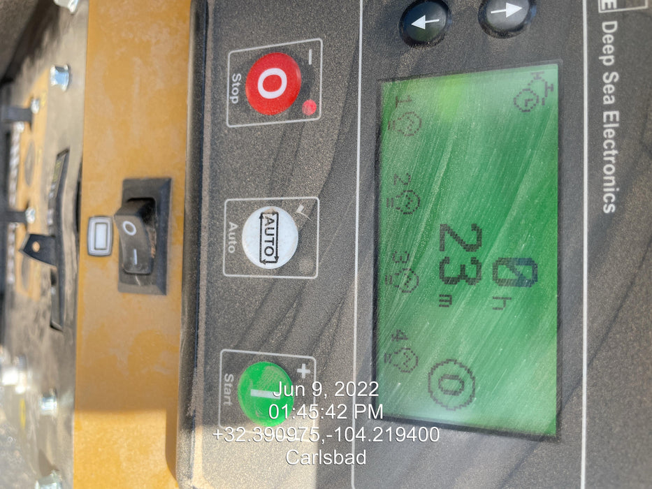 2022 Allmand NLV3GR (4) LED Light Fixture 350W, 23' Vertical Mast, 3kW Prime, Towable, Deep Sea L401, Leveling Jacks, Yanmar T4F 5.8hp