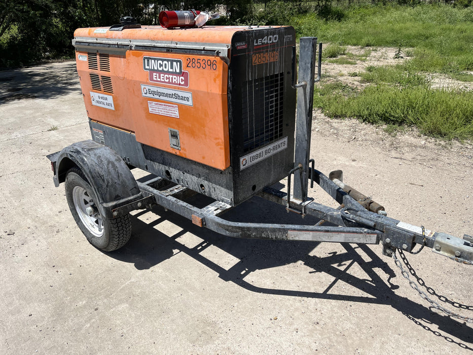 2022 Lincoln Electric LE400 Kubota V1505, Trlr, Cable Rack, Light Kit, ES Decals, T3