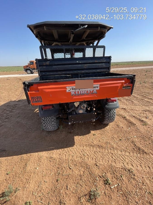 Kubota RTV-X1140W-H Kubota RTVX1140WH 4wd Utility Cart, LED Strobe, Windshield Tempered Glass, Pastic Canopy, Wire Harness Kit, Backup Alarm