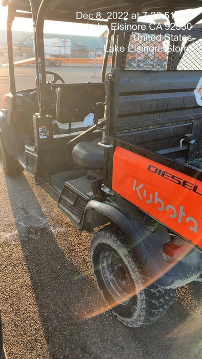 2022 Kubota RTV-X1140W-H Plastic Canopy, Windshield Acrylic Clear, LED Strobe Light, Wire Harness Kit, Back up Alarm