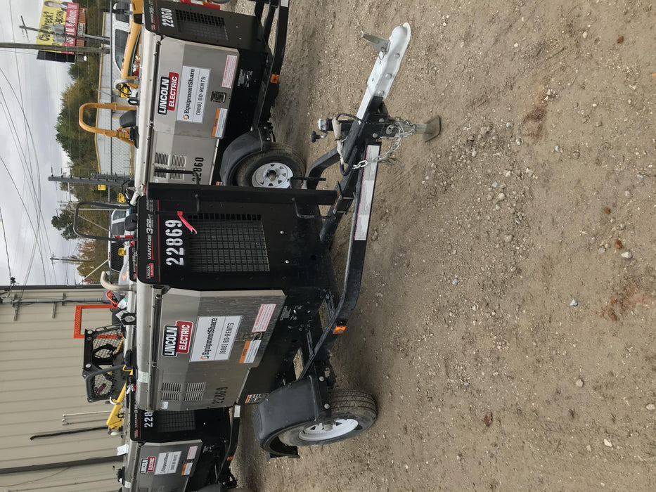 2019 Lincoln Electric Vantage 322 Lincoln Vantage 322 Welder w/Trailer, Light Kit, Cable Rack