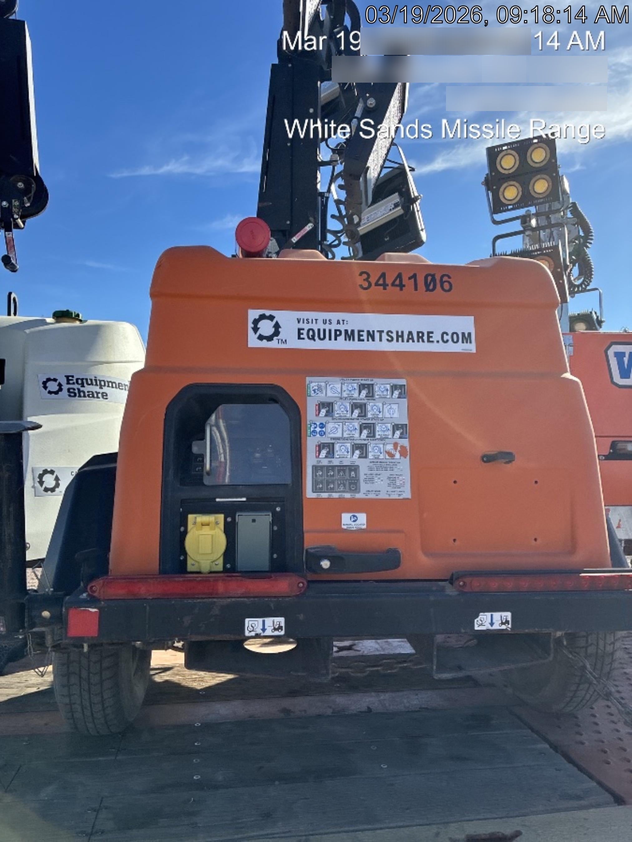 2023 Generac MLT2 Diesel, Flex Switch 120V Input, Powerzone Controller, (4) 320W LED Lights, 4kW Generator, 39.9 Gal Fuel Tank, 2" Ball, T3