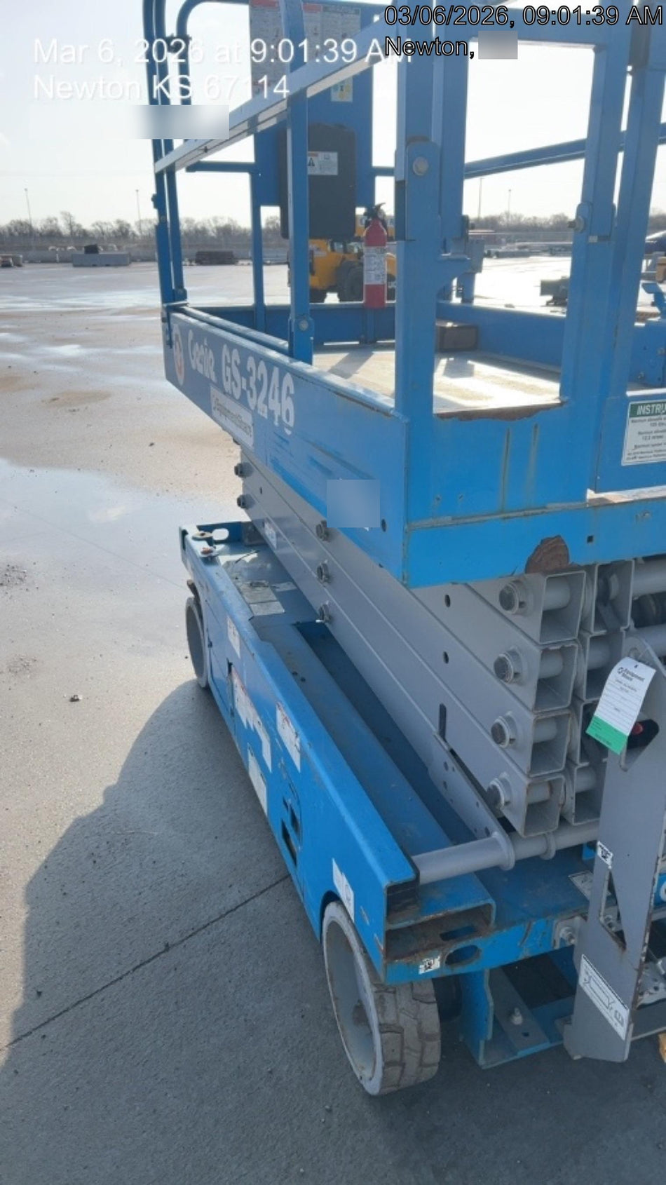 2018 Genie GS-3246 GS-3246 w/Folding rails, Full height swing gate