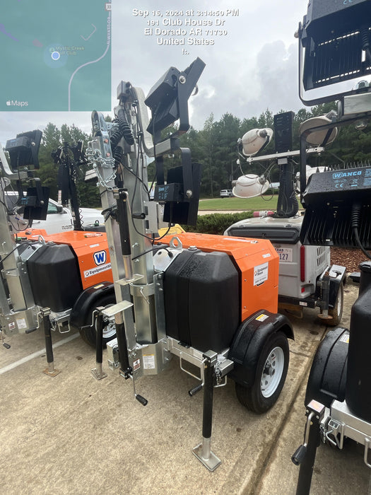 2024 Wanco WLTT-4MM4K Diesel, Deep Sea Controller, Shore Power Plug, Auto Start, (4) 350W LED Floodlights, 4kW Generator, 60 Gal Fuel Tank, 2" Ball, T3