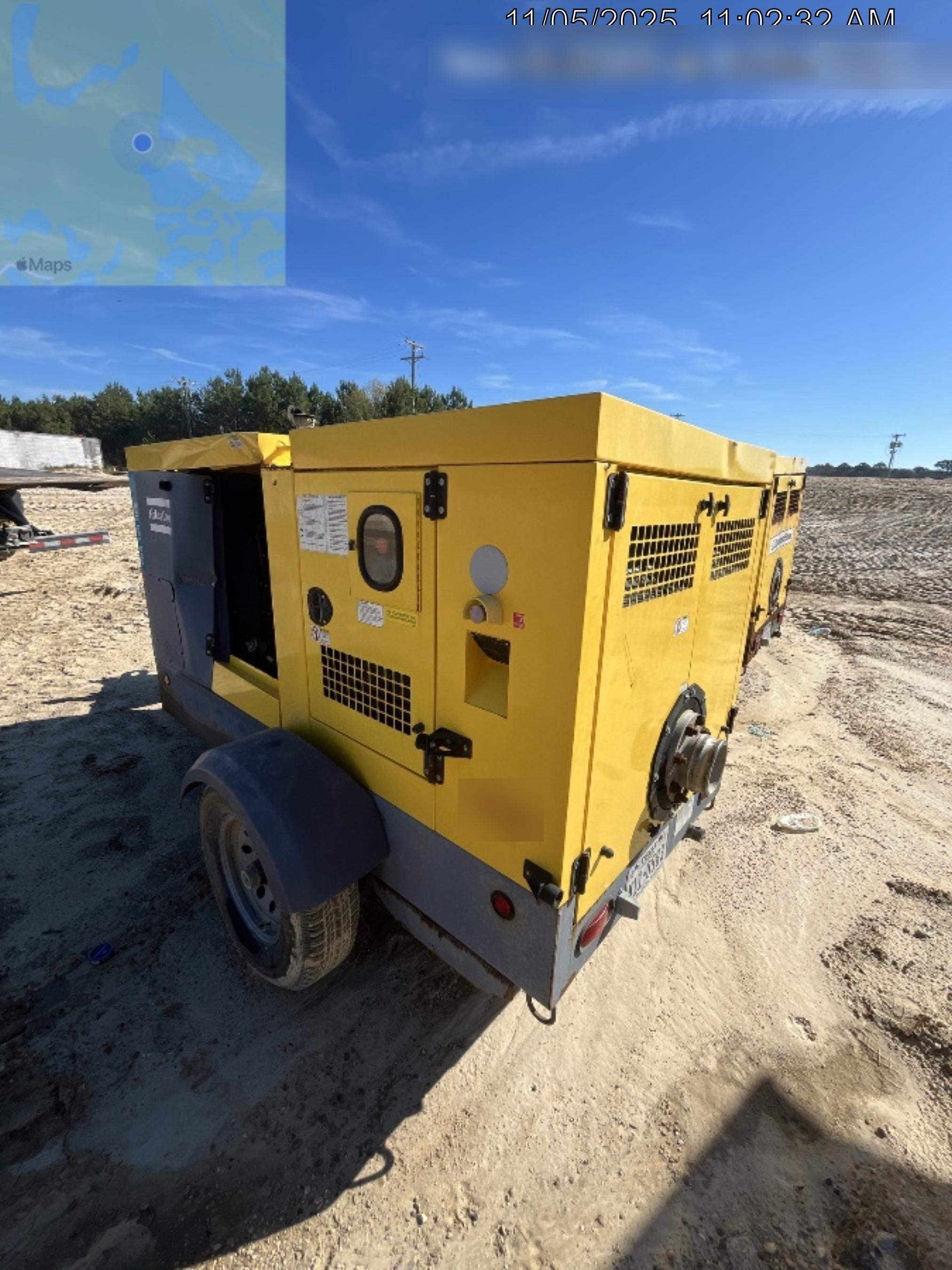 2020 ATLAS COPCO PAS 150 HF CS Enclosed