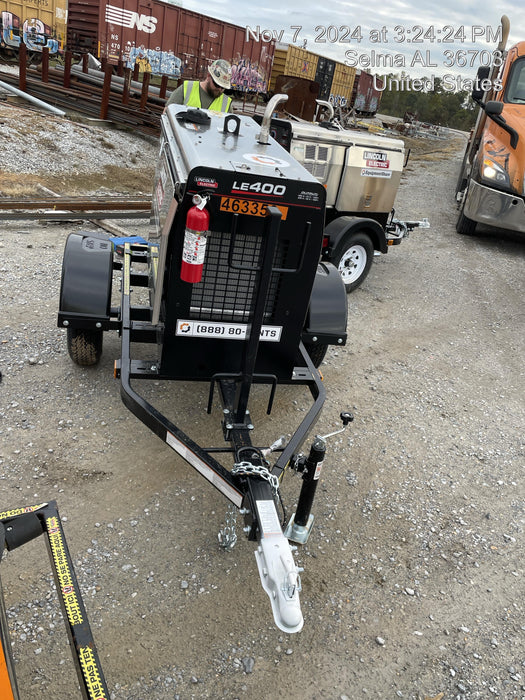 2024 Lincoln Electric LE400 Kubota V1505, Trlr, Cable Rack, Light Kit, ES Decals, T3