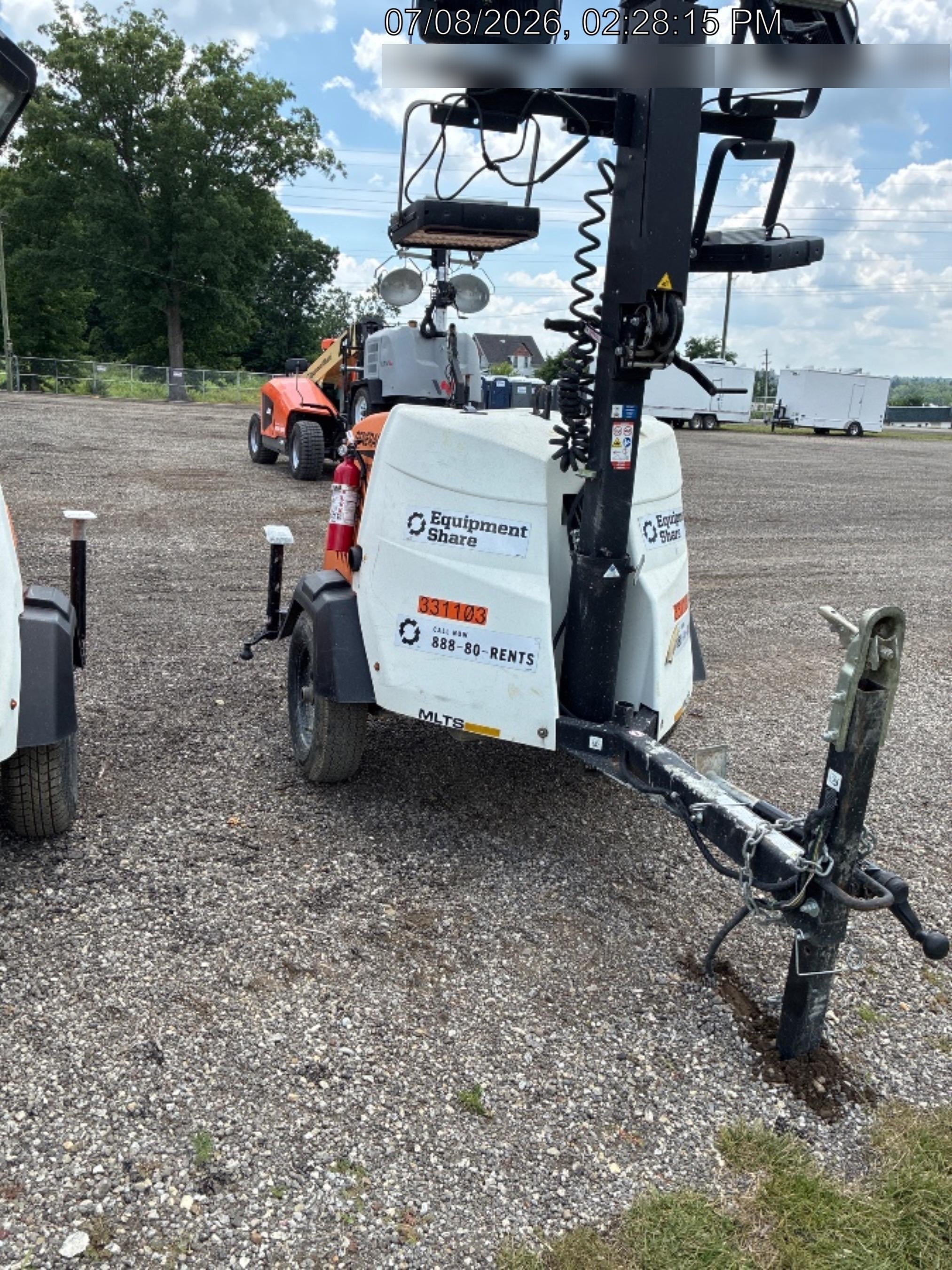 2023 Generac MLT2 Diesel, Flex Switch 120V Input, Powerzone Controller, (4) 320W LED Lights, 4kW Generator, 39.9 Gal Fuel Tank, 2" Ball, T3