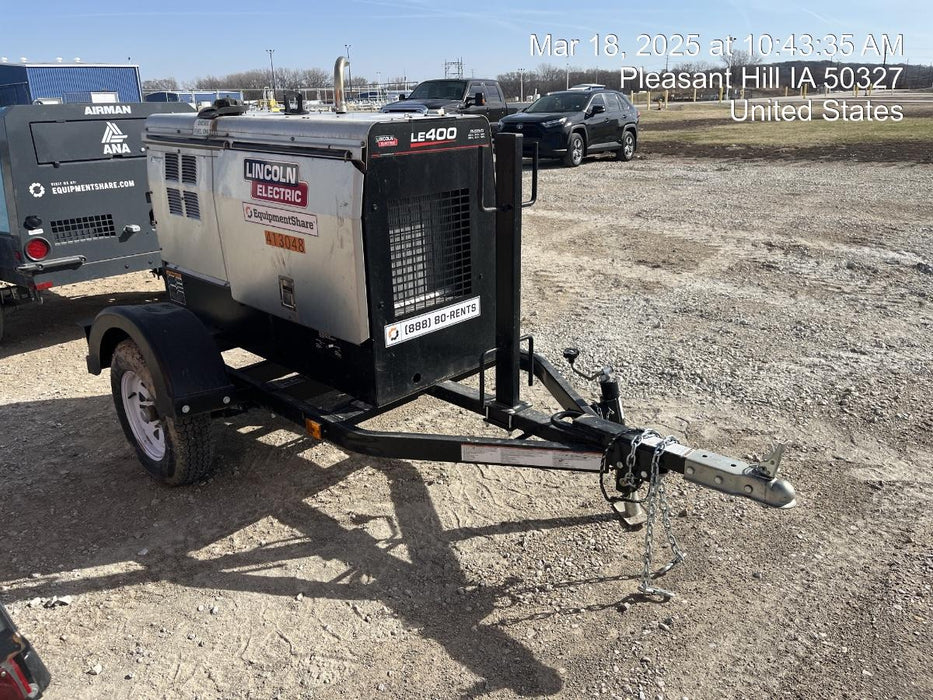 2024 Lincoln Electric LE400 Kubota V1505, Trlr, Cable Rack, Light Kit, ES Decals, T3