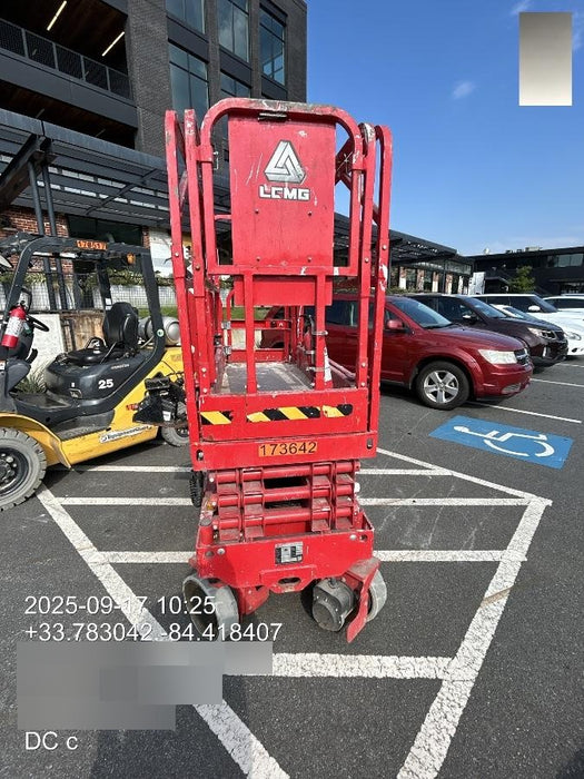 2021 Lgmg AS1932E Electric Drive, Solid Non Marking Tires, Dual Beacons