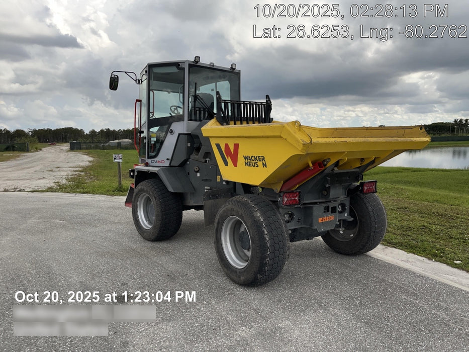 2025 WACKER NEUSON DV605 Cab Turf Tires