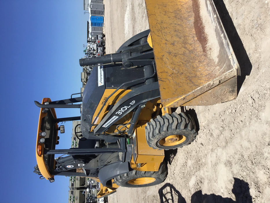 2019 John Deere 310LEP 4WD, Canopy, Standard dipper, ISO Controls, Rear Auxiliary Hydraulics w/Manual QC, Buckets: 12”, 18”, and 24”
