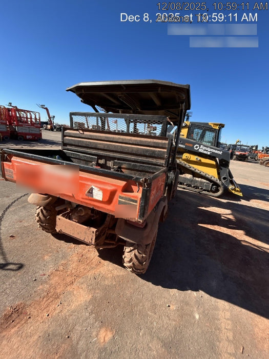 2022 Kubota RTV-X1140W-H Plastic Canopy, Windshield Acrylic Clear, LED Strobe Light, Wire Harness Kit, Back up Alarm