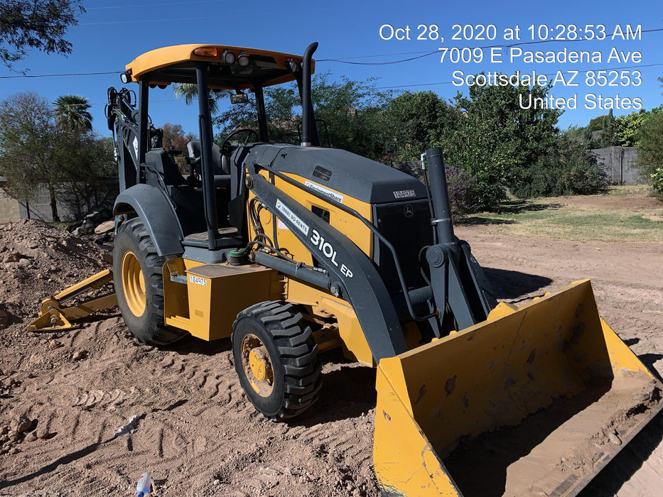 2020 John Deere 310LEP - Extendable Stick Canopy, 4WD, Extendable Stick, Pilot Controls, 2 Way Hydraulics, TAG Manual QC