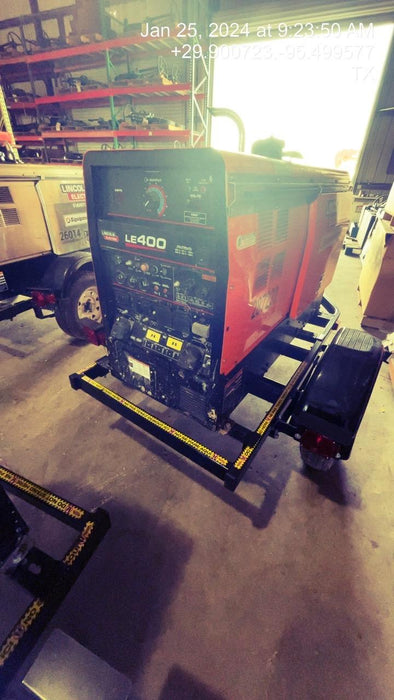 2022 Lincoln Electric LE400 Kubota V1505, Trlr, Cable Rack, Light Kit, ES Decals, T3