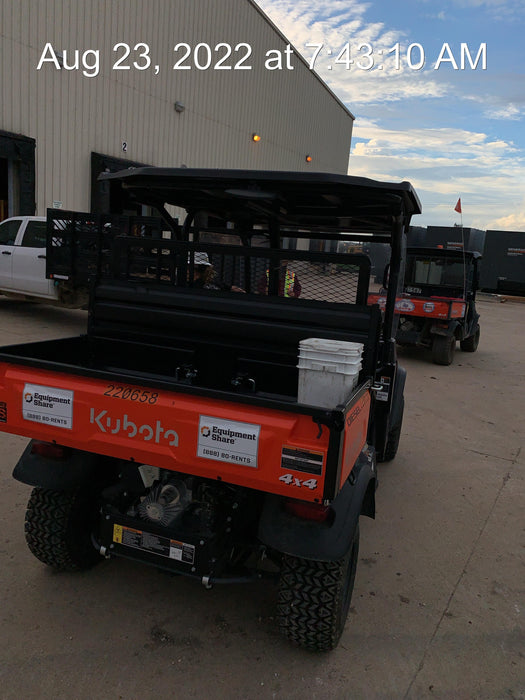 2022 Kubota RTV-X1140W-H Plastic Canopy, Windshield Acrylic Clear, LED Strobe Light, Wire Harness Kit, Back up Alarm