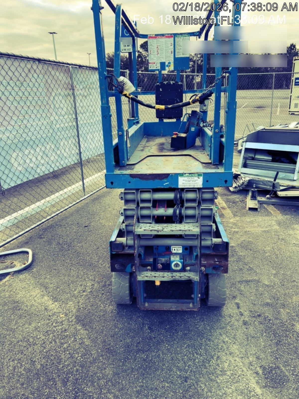 2020 Genie GS-1930 Fixed rails with chain entry gate - Pre A92.20