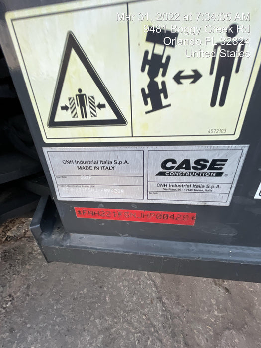 2018 Case 221F AC CAB COMPACT WHEEL LOADER 1.3-1.57 CUYD
