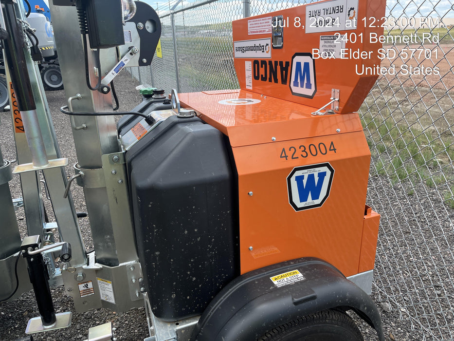 2024 Wanco WLTT-4MM4K Diesel, Deep Sea Controller, Shore Power Plug, Auto Start, (4) 350W LED Floodlights, 4kW Generator, 60 Gal Fuel Tank, 2" Ball, T3