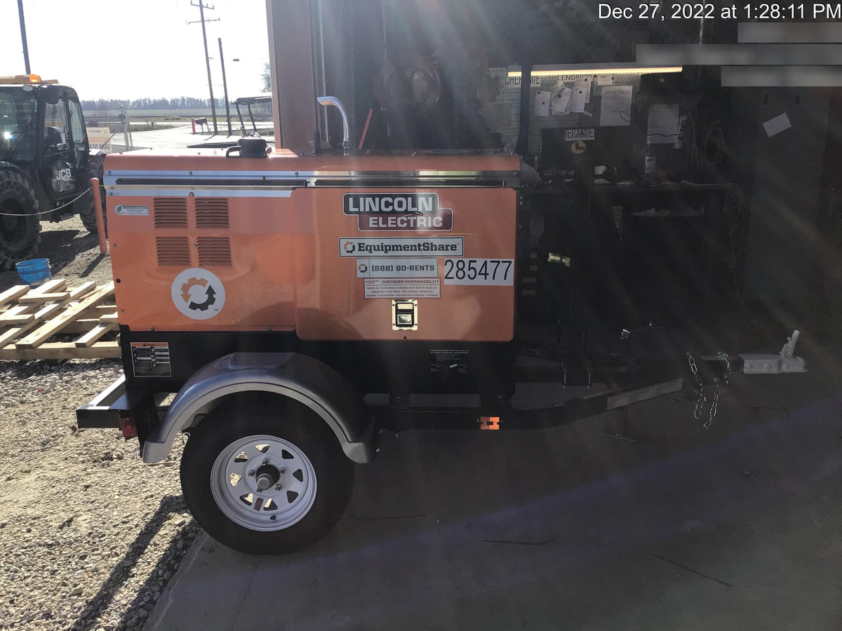 2022 Lincoln Electric LE400 Kubota V1505, Trlr, Cable Rack, Light Kit, ES Decals, T3