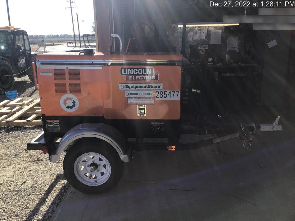 2022 Lincoln Electric LE400 Kubota V1505, Trlr, Cable Rack, Light Kit, ES Decals, T3