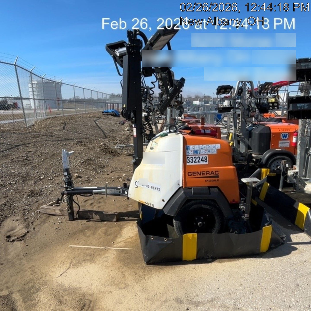 2023 Generac MLT2 Diesel, Flex Switch 120V Input, Powerzone Controller, (4) 320W LED Lights, 4kW Generator, 39.9 Gal Fuel Tank, 2" Ball, T3