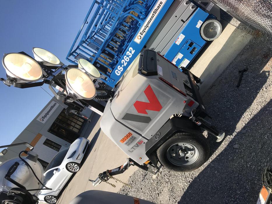 2019 Wacker Neuson LTV6L-MH Wacker Neuson LTV6L Mobile Light Tower w/Fuel Level Sensor Installed