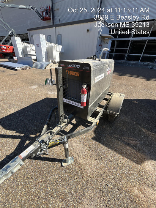 2024 Lincoln Electric LE400 Kubota V1505, Trlr, Cable Rack, Light Kit, ES Decals, T3