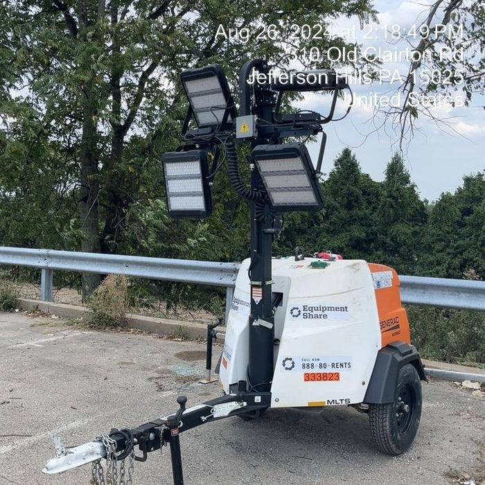 2023 Generac MLT2 Diesel, Flex Switch 120V Input, Powerzone Controller, (4) 320W LED Lights, 4kW Generator, 39.9 Gal Fuel Tank, 2" Ball, T3