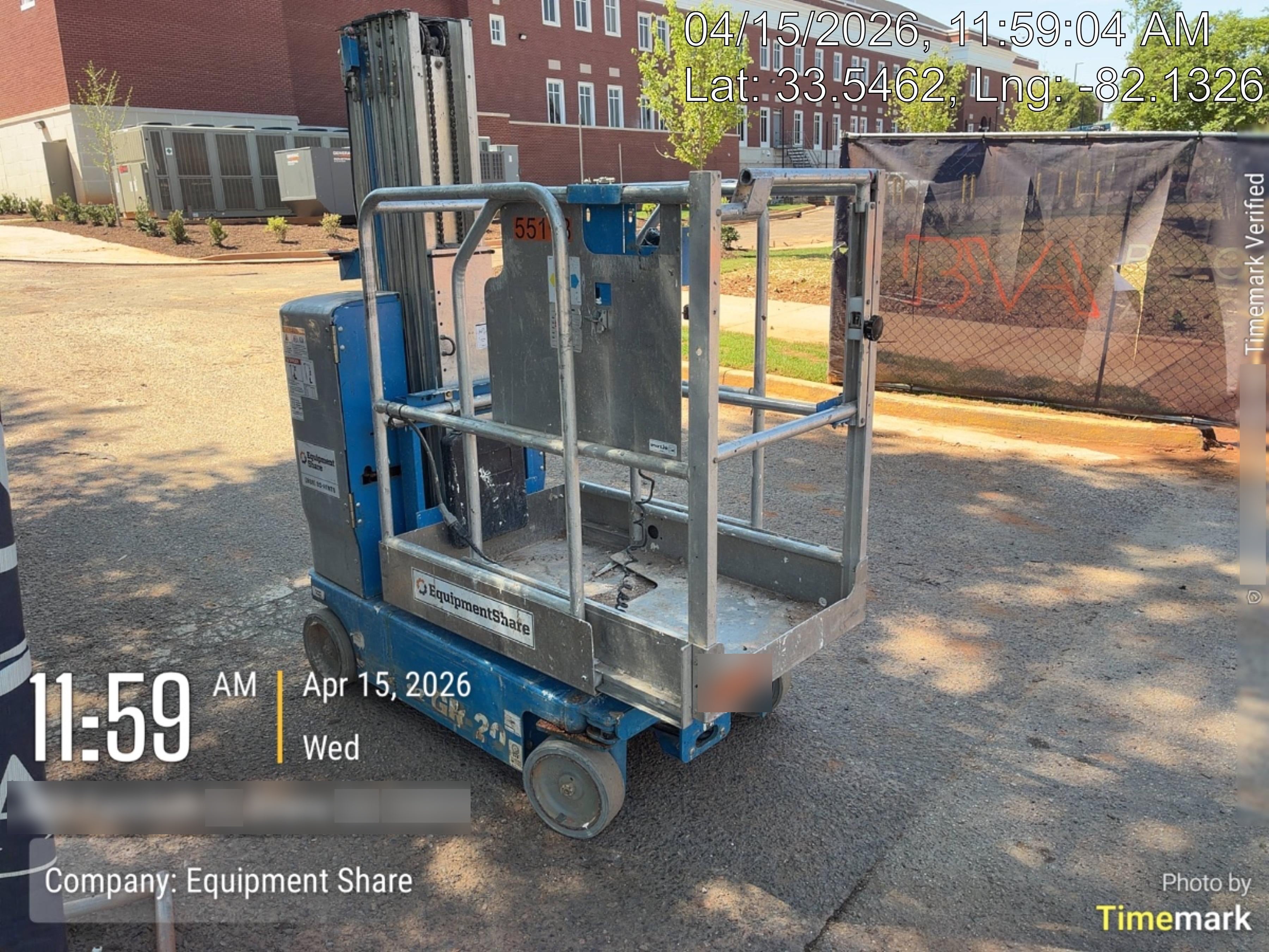 2019 GENIE GR-20